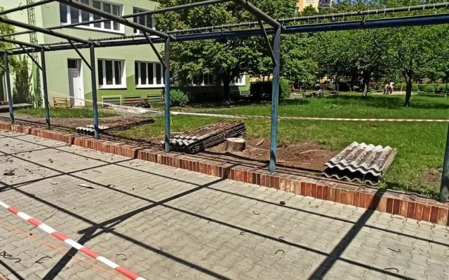 Mateřská škola v Mandlově ulici staví nový pavilon, rozšíří se tak její kapacita