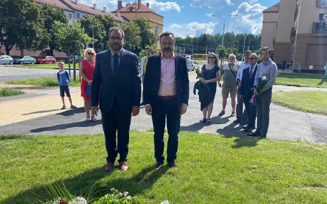 místostarostové Městského obvodu Plzeň 3 Petr Baloun (ODS) a Ondřej Ženíšek (TOP 09)