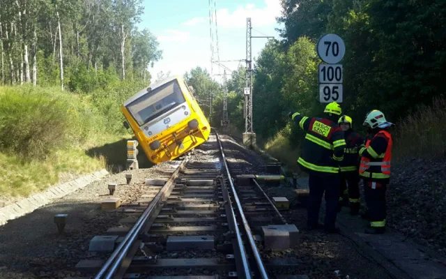 Nehoda vlaku, provoz na Plzeň - Cheb je dočasně přerušen