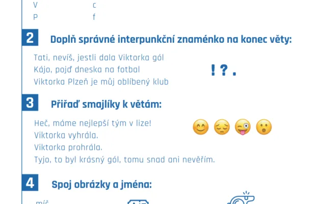 Takto vypadají úkoly z českého jazyka pro dnešní den