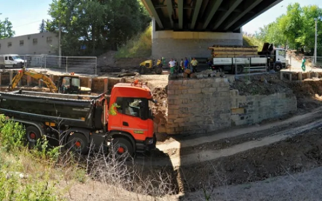 Tak vypadalo místo při rekonstrukci