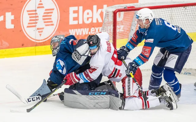 Ani druhý zápas indiánům s HC Olomouc nevyšel, Plzeň prohrála 2:3