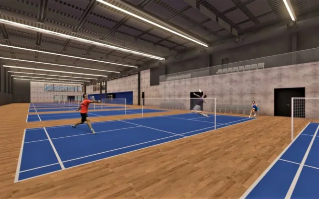 Vizualizace nové sportovní haly na Košutce