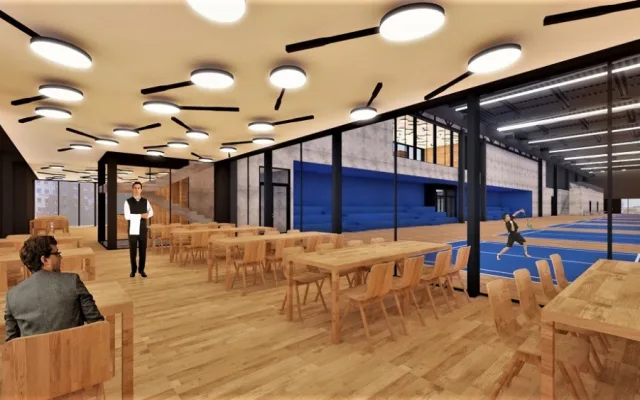 Vizualizace nové sportovní haly na Košutce