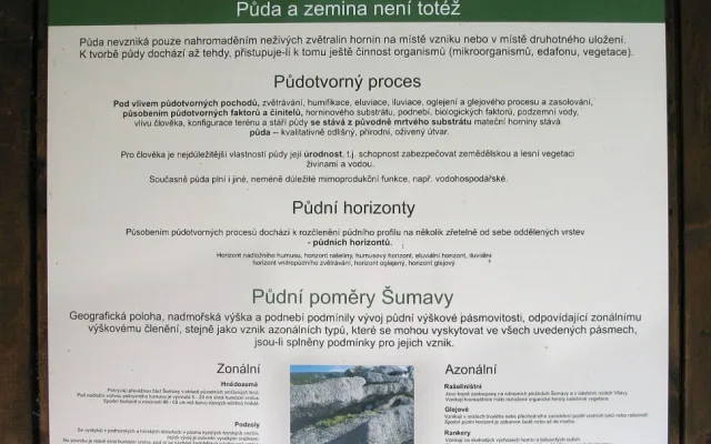 Infopanel se samolepkou cizího subjektu