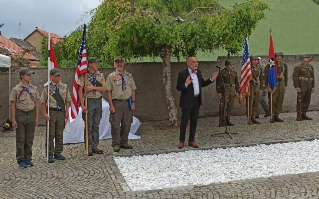 Domažlice mají nový památník osvobození, foto: Město Domažlice