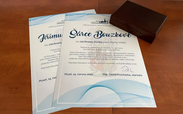 Plaketa Bohumila Kulhánka