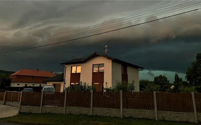 Bouřka na jižním Plzeňsku