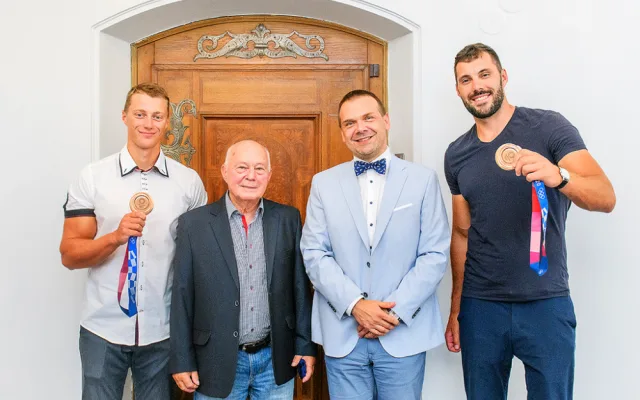 Olympioniky přijali na radnici, foto: M. Chaloupka.