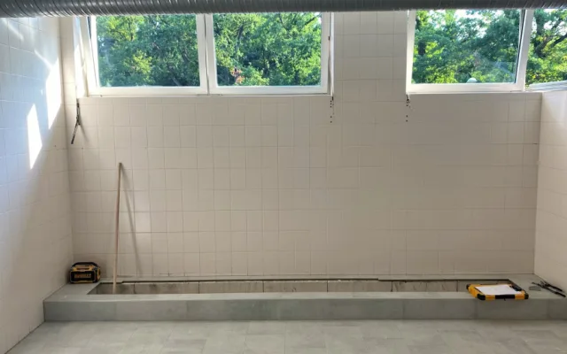 Průběh prací
