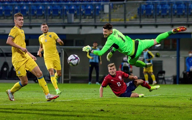 Čeští fotbalisté remizovali v přípravě s Ukrajinou 1:1, v nastavení srovnal Vydra