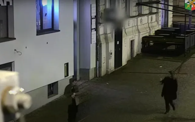 Neznámý vandal strhl a odcizil státní vlajku České republiky ze stožáru u plzeňského pomníku Díky, Ameriko!