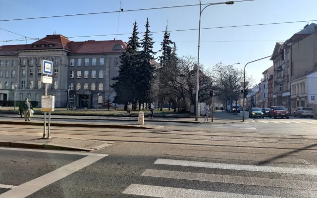 Místo tragické nehody na Klatovské třídě