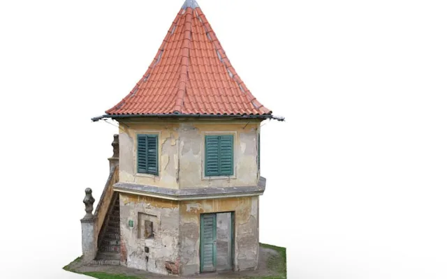 Gloriet v areálu zámku v Červeném Poříčí