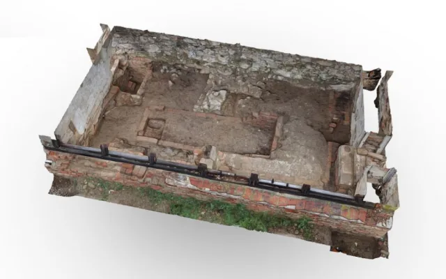 Archeologická situace oranžerie
