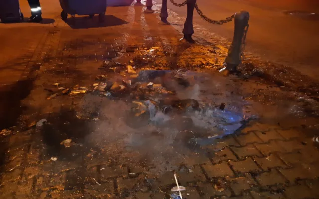 Neznámý pyroman řádil na Americké, kde podpálil několik kontejnerů, policie hledá svědky
