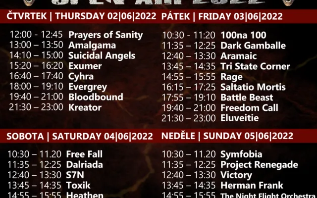 METALFEST OPEN AIR 2022 se uskuteční nově v cashless systému NFCtron