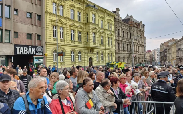 U památníku Díky, Ameriko! vzdali hold osvoboditelům Plzně i obyvatelům válkou zmítané Ukrajiny