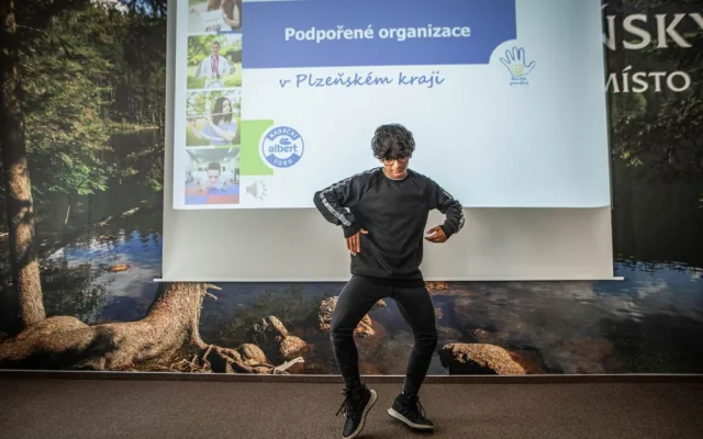 Tanečník Leoš z dětského domova v Kašperských Horách