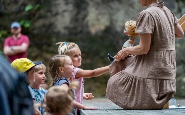 Snímek z představení Dopisy Smolíčkovi, foto pořadatele