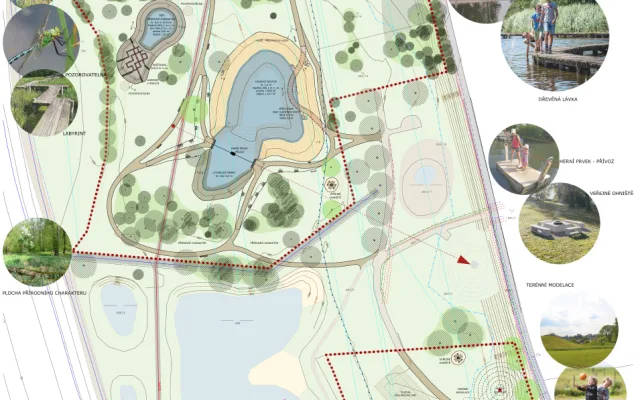 Oblíbená Lobezská jezírka se dočkají rozšíření o nové tůně, přívoz i labyrint