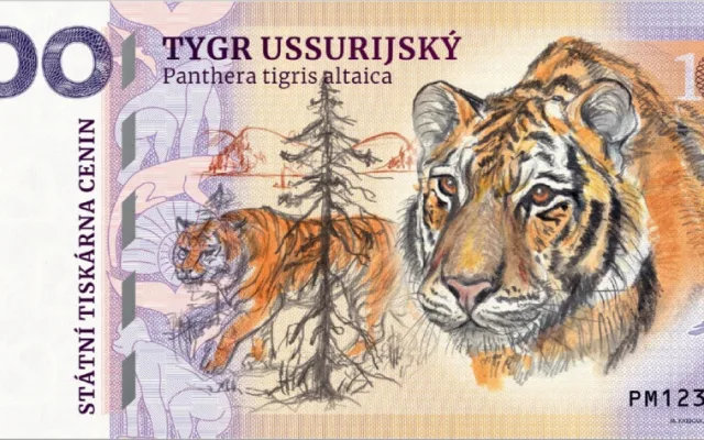 Plzeňská zoo se pochlubila novými sběratelskými bankovkami, zobrazují úspěšné odchovy i erbovní plameňáky