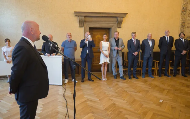 Viktoriánům poděkovalo za mistrovský titul vedení města Plzně