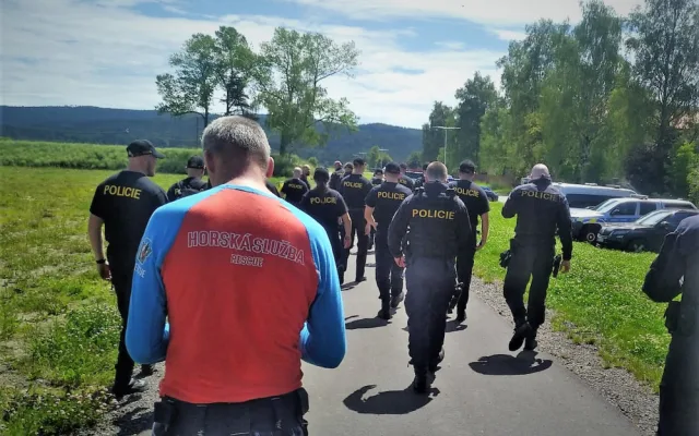 Pátrací akce po ztracené ukrajinské ženě