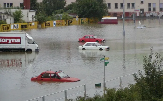 Povodně 2002, foto: Richard Beneš