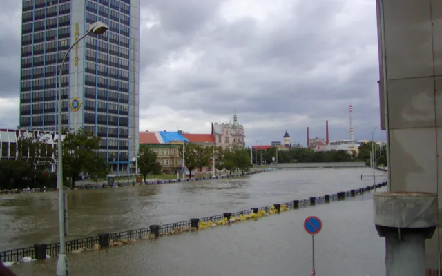 Povodně 2002, foto: Richard Beneš