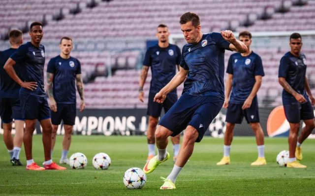 Viktoriáni už mají za sebou trénink, foto: FCVP/Ondřej Pastor