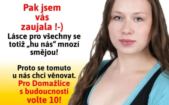 Předvolební skandál způsobila provokativním plakátem kandidátka na místostarostku Domažlic