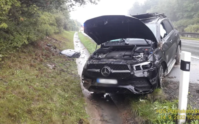 Další vážná nehoda se stala na dálnici D5