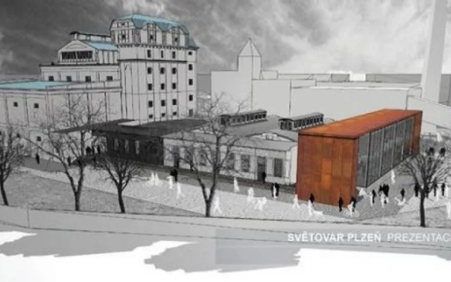 Vizualizace původního projektu kulturní fabriky