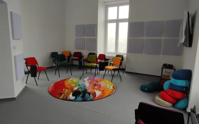V areálu psychiatrické nemocnice opravili vodárenskou věž, budou tam skupinové terapie