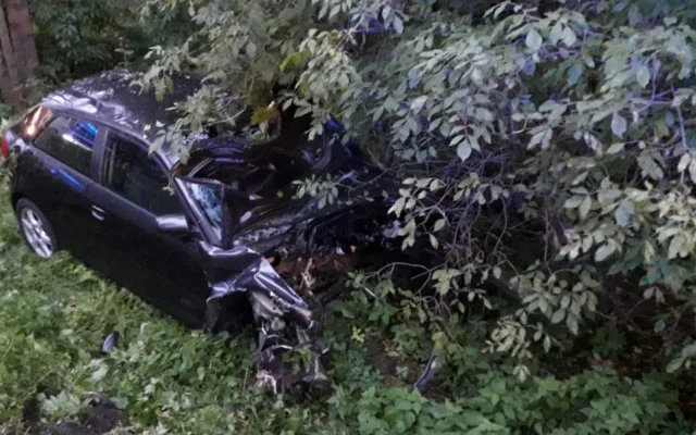 Při hrozivě vyhlížející nehodě vozu značky Audi vyletěl ven motor, jedna žena utrpěla těžké zranění