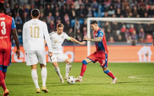 Plzeň dokázala vstřelit Bayernu dva góly. Na vítězství to ale nestačilo