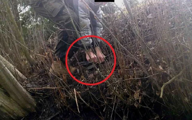 Muž chytal zvířata do nelegálních želez, přímo při činu ho pak zachytila fotopast