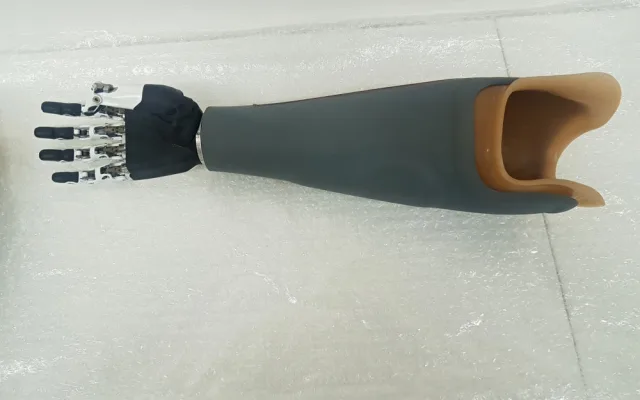 Plzeňští vědci německými kolegy vymysleli, jak vyrobit protézu ruky pomocí 3D tisku. Má to řadu výhod