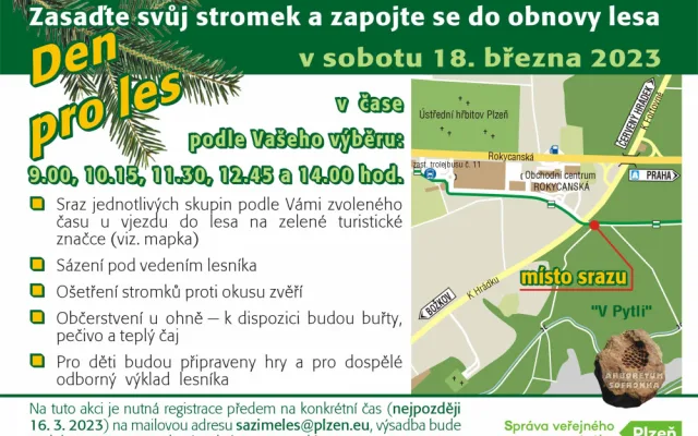 Plzeňané se mohou zapojit do obnovy lesa a vysadit si v arboretu Sofronka svůj stromek