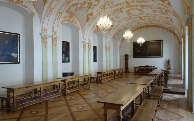 Zimní refektář kladrubského kláštera