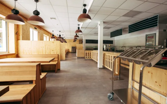 Interiér nové restaurace