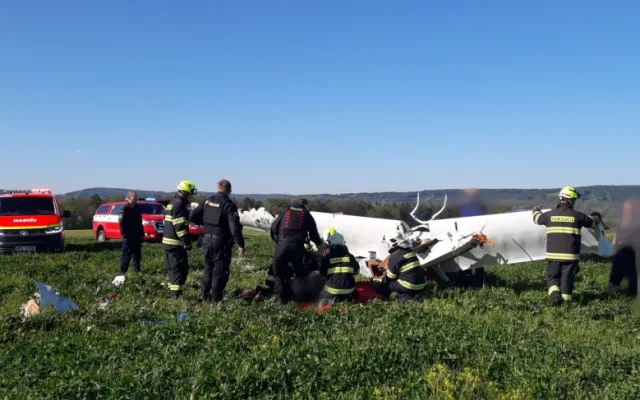 Během dvou dnů došlo už k druhé letecké nehodě, pilot ultralightu utrpěl těžká zranění
