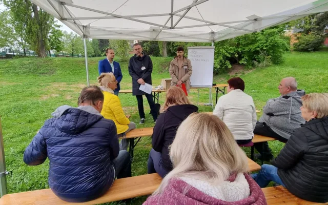 Více se zelení k relaxaci i herní prvky pro děti. Lidé z nejlidnatějšího obvodu promluvili do nové podoby Majakovského ulice