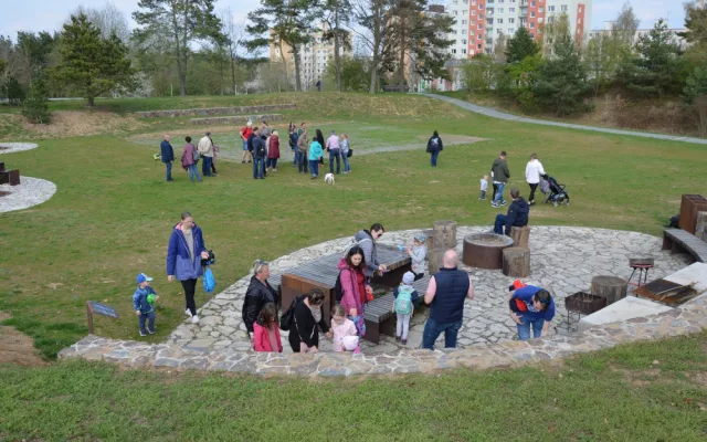 park Podzemník s veřejným místem pro grilování