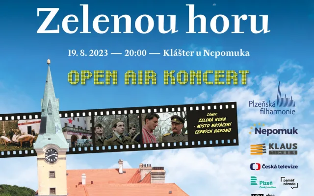 Letní open-air koncert Plzeňské filharmonie se uskuteční v místě natáčení Černých baronů