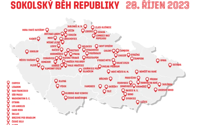 Státní svátek oslavte pohybem na 78 závodech Sokolského běhu republiky