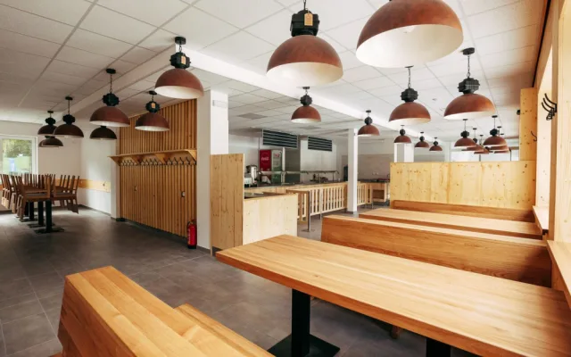 Interiér nové restaurace