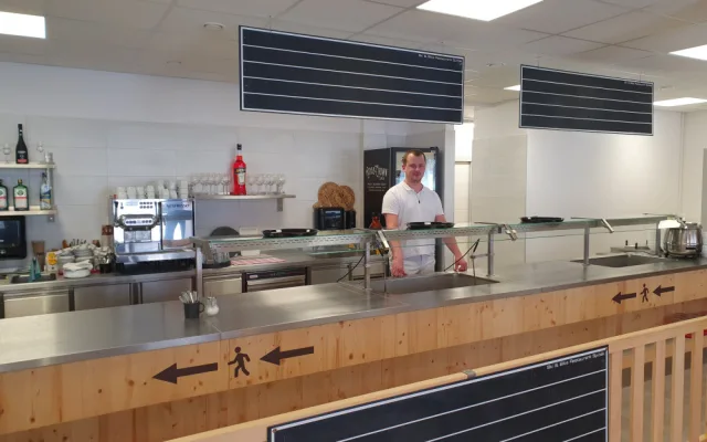 Interiér nové restaurace