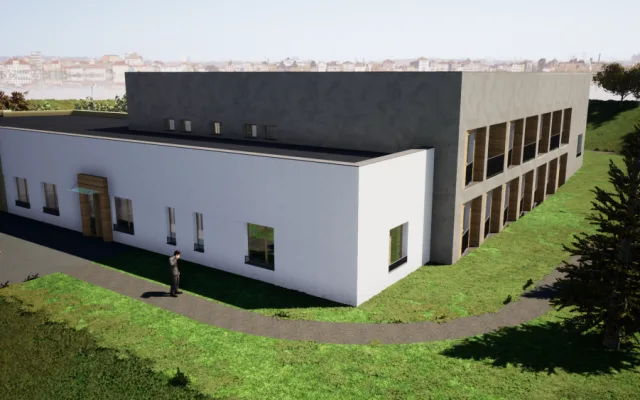 vizualizace kulturní dům Červený Hrádek1